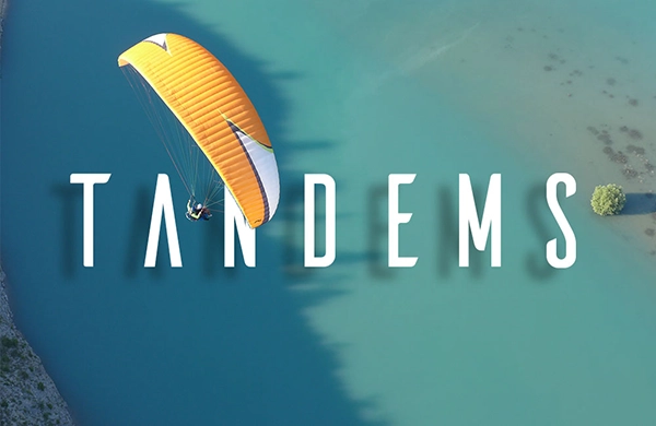 Tandem biplace en parapente dans le Verdon