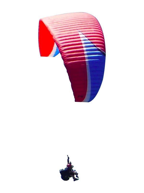 Parapente png survolant le lac du Verdon